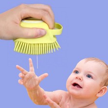 By Nevser® Yumuşak Silikon Malzemeli Esnek Jel Hazneli Masaj Fonksiyonlu Etkili Banyo Duş Kese Lifi