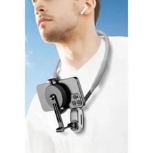 UltraTekno Boyun Askılı Manyetik Telefon Tutucu Youtuber / Tiktok / Kalıcı Makyaj / Vlog / Pov Video Çekim