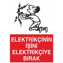 Fiyatiko Elektrikçini Işini Yapma 25X35CM 3mm Dekota