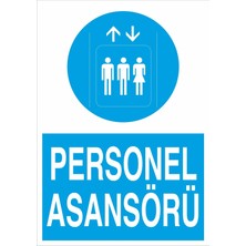 Fiyatiko Personel Asansörü 25X35CM 3mm Dekota
