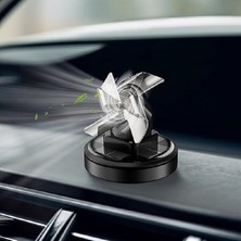 Princo Araba Oto Kokusu Rüzgar Gülü (Siyah-Krom)