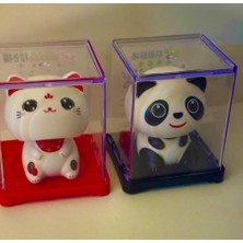 Şanslı Kedi ve Panda [Güneş enerjili]