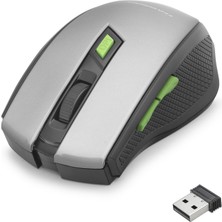 Nuveden Kablosuz Mouse 800/1600 Dpi - Gri Siyah HDX3404G DIE-RSTG34