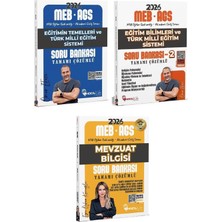 Anla Kazan Yayınları Yeni Ags - Hoca Kafası 2026 Meb-Ags Eğitimin Temelleri + Eğitim Bilimleri ve Türk Milli Eğitim Sistemi + Mevzuat Bilgisi Soru Bankası 3 Lü Set - Ömer Ekici, Esra Özkan Karaoğlu Hoca Kafası Yayınları