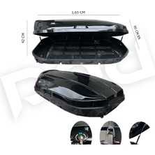 PWR Arac Ustu Tabut Bagaj Luxury P.black Parlak Sıyah 480LT Pnd