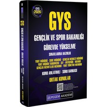 Data Yayınları Pegem 2026 Gys Gençlik ve Spor Bakanlığı Ortak Konular Konu Anlatımlı Soru Bankası Görevde Yükselme Pegem Akademi Yayınları