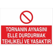 Fiyatiko Tornanin Aynasini Elle Durdurmak Yasaktir 25X35CM 3mm Dekota