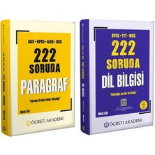 Öğreti Kpss Meb-Ags Ales Dgs 222 Soruda Paragraf + Dil Bilgisi Soru Bankası 2 Li Set - Mikail Şan Öğreti Akademi