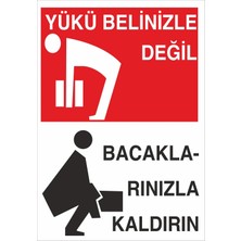 Fiyatiko Yükü Bacaklarinizla Kaldirin 25X35CM 3mm Dekota