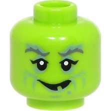 LEGO Minifigür Parçaları: Kafa: 3626PB3704