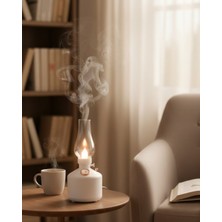 Hatıra Kutusu Retro LED Işıklı 1200 Mah Şarjlı Aroma Difüzörü 280 ml Su Kapasiteli - Lisinya