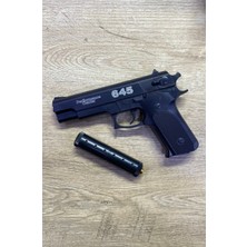 Magicway Boncuklu Tabanca Metal Parlak Boncuk Atan Kaliteli Estetik Görünüş Gerçek Ağırlık Kaliteli Oyuncak