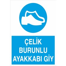 Fiyatiko Çelik Burunlu Ayakkabi Giy 25X35CM 3mm Dekota