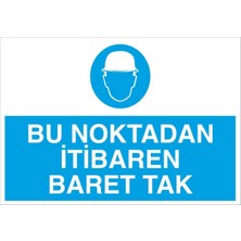 Fiyatiko Bu Noktadan Itibaren Baret Tak 25X35CM 3mm Dekota