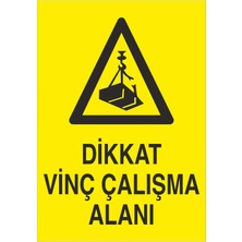 Fiyatiko Dikkat Vinç Çalişma Alani 25X35CM 3mm Dekota