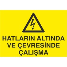 Fiyatiko Hatlarin Altinda ve Çevresinde Çalişma 25X35CM 3mm Dekota