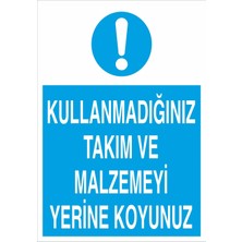 Fiyatiko Kullanamdiğiniz Takim ve Malzemeyi Yerine Koyunuz 25X35CM 3mm Dekota