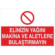 Fiyatiko Wlinizin Yağini Makinaya Bulaştirmayin 25X35CM 3mm Dekota