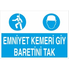 Fiyatiko Emniyet Kemeri Giy Baret Tak 25X35CM 3mm Dekota