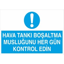 Fiyatiko Hava Tanki Boşaltma Musluğunu Kontrol Et 25X35CM 3mm Dekota