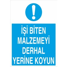 Fiyatiko Işi Biten Malzemeyi Derhal Yerine Koyunuz 25X35CM 3mm Dekota