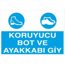 Fiyatiko Koruyucu Bot ve Ayakkabi Giy 25X35CM 3mm Dekota