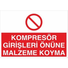 Fiyatiko Kompresör Girişleri Önüne Malzeme Koyma 25X35CM 3mm Dekota