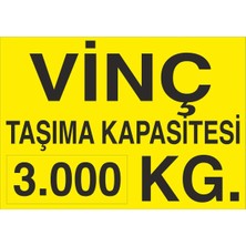 Fiyatiko Taşima Kapasitesi 3000KG 25X35CM 3mm Dekota