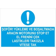 Fiyatiko Şoför Kurallari 25X35CM 3mm Dekota