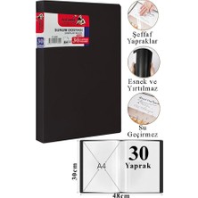 Artlantis Sunum Dosyası 30 Lu 1 Paket Poşet Dosyalı Katalog Dosyası 30 Poşetli Kendinden Dosya Plastik Kapaklı