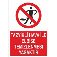 Fiyatiko Hava Ile Elbise Temizlemeyin 25X35CM 3mm Dekota