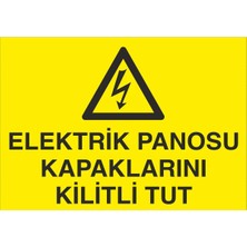 Fiyatiko Elektrik Panosu Kapakalrini Kilitli Tut 25X35CM 3mm Dekota