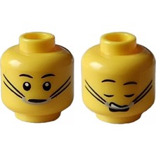LEGO Minifigür Parçaları: Kafa: 3626PB3448