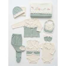 Ens Group Avm Nakışlı %100 Pamuk Unisex Bebek Hastane Çıkışı 10’lu Set – 0–1 Yaş