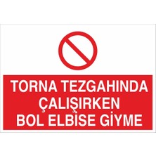 Fiyatiko Tornada Çalişirken Bol Elbise Giyme 25X35CM 3mm Dekota