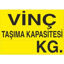 Fiyatiko Vinç Taşima Kapasitesi 25X35CM 3mm Dekota