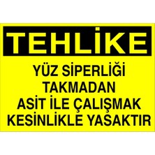 Fiyatiko Yüz Siperliği Takmadan Asit Ile Çalişma 25X35CM 3mm Dekota