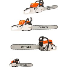 Optivex Benzinli Testere 15HP Ağaç Odun Dal Kesme Makinesi Motorlu Testere