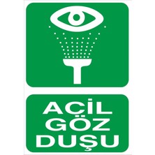 Fiyatiko Acil Göz Duşu 25X35CM 3mm Dekota