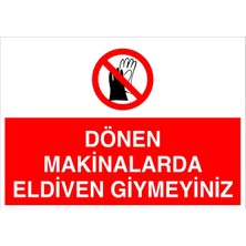 Fiyatiko Dönen Makinalarda Eldiven Giyme 25X35CM 3mm Dekota