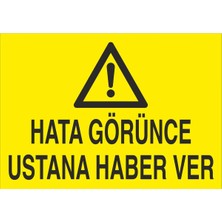 Fiyatiko Hata Görünce Ustana Haber Ver 25X35CM 3mm Dekota