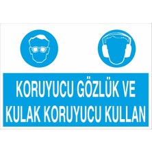 Fiyatiko Gözlük ve Kulaklik Kullan 25X35CM 3mm Dekota