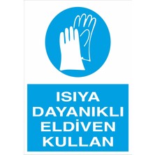 Fiyatiko Isiya Dayanikli Eldiven Kullan 25X35CM 3mm Dekota