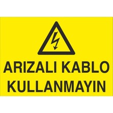 Fiyatiko Arizali Kablo Kullanamyin 25X35CM 3mm Dekota