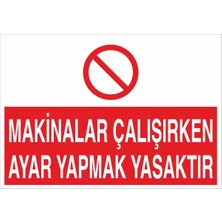 Fiyatiko Makinalar Çalişirken Ayar Yapma 25X35CM 3mm Dekota