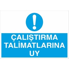 Fiyatiko Çaliştirma Talimatlarina Uy 25X35CM 3mm Dekota