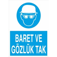 Fiyatiko Baret ve Gözlük Tak 25X35CM 3mm Dekota