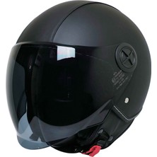 Mts 101 Yazlık Motosiklet Kaskı Siyah Deri