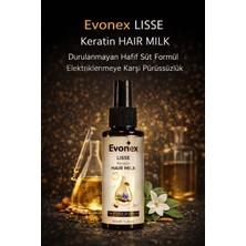 Evonex Lisse+ Keratin Smooth Milk 100 ml Elektriklenme Önleyici Parlaklık Etkili Organik Bakım