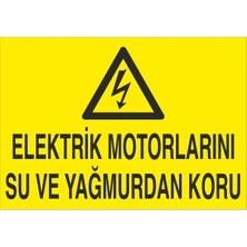 Fiyatiko Elektrik Motorlarini Su ve Yağmurdan Koru 25X35CM 3mm Dekota